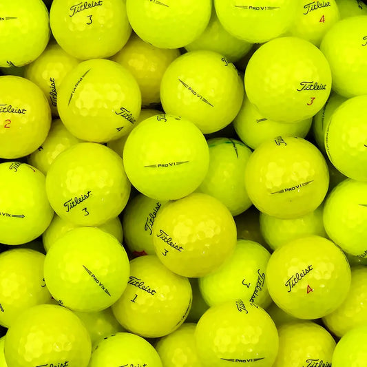 Titleist Pro V1 & Pro V1x Yellow Lake Balls