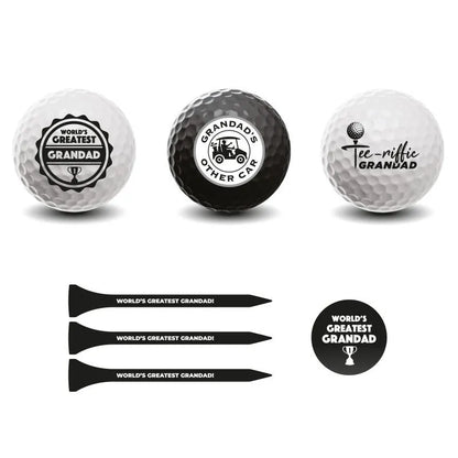 World's Best Grandad Golf Ball Pack