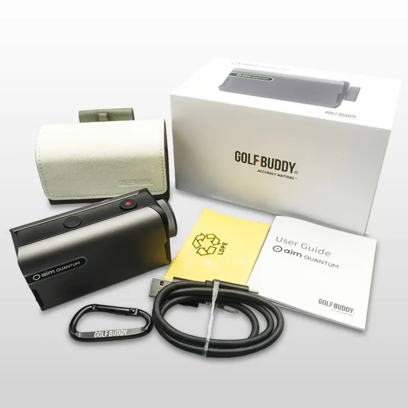 GOLFBUDDY aim Quantum Premium Pocket Rangefinder